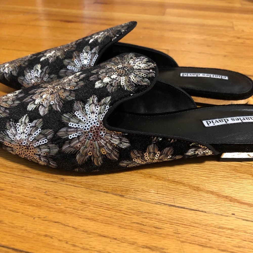 Charles David mules size 10